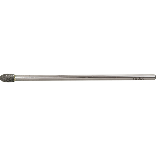 Fraise au carbure dur, SE-1L6, 1/4" dia., 1/4" Tige, 3/8" Prof. de la coupe Superchem Industries
