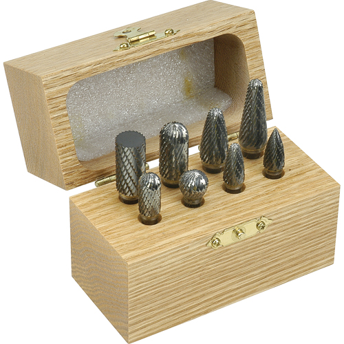 Double Cut Carbide Burr Set, 8 Pieces Superchem Industries