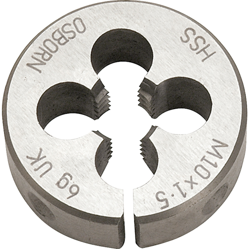 Fili&egrave;re ronde segment&eacute;e, Filet de M10 X 1,5, Acier rapide Superchem Industries