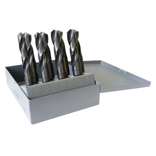 Reduced Shank Drill Bit Set, 8 Pieces, High Speed Steel Superchem Industries