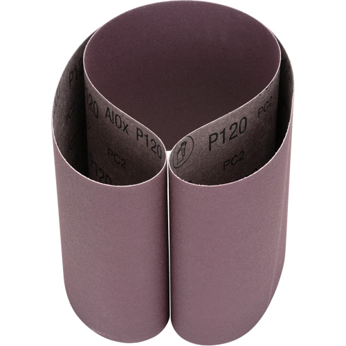 Courroie en textile 241D, 6" la x 48" lo, Oxyde d'aluminium, Grain P120 Superchem Industries