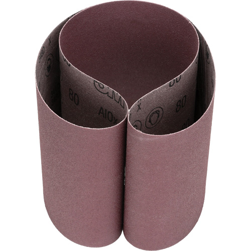 Courroie abrasive en toile 341D, 6" la x 48" lo, Oxyde d'aluminium, Grain 80 Superchem Industries