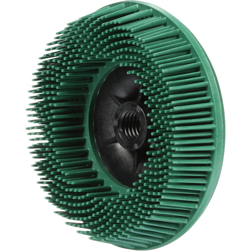 Disques radiaux bristle pour meuleuses angulaires Scotch-Brite, C&eacute;ramique, Grain 50, 4-1/2" dia. Superchem Industries