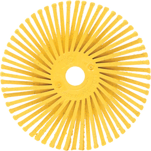 Scotch-Brite Radial Bristle Discs, Ceramic, 80 Grit, 3" Dia. Superchem Industries