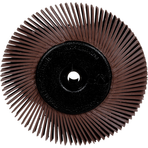 Radial Bristle Brushes for Bench Grinders, 36X Grit, 6" Dia. Superchem Industries