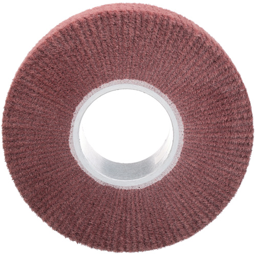 Brosse &agrave; lamelle de finition Scotch-Brite, Oxyde d'aluminium, Grain Fin, 8" x 2" x 3" Superchem Industries