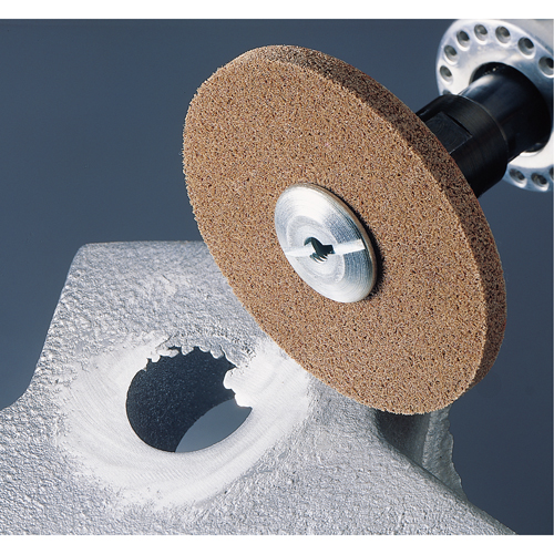Scotch-Brite EXL Unitized Deburring Wheels, 1" x 1", 3/16" Arbor, 2S Grit Superchem Industries