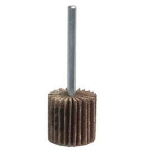 Grind-O-Flex Mini Mounted Flap Wheel, Aluminum Oxide, 80 Grit, 2" x 1" x 1/4" Superchem Industries