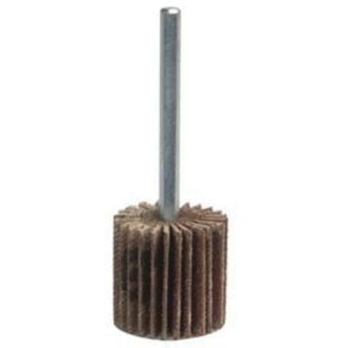 Grind-O-Flex Mini Mounted Flap Wheel, Aluminum Oxide, 180 Grit, 2" x 1" x 1/4" Superchem Industries