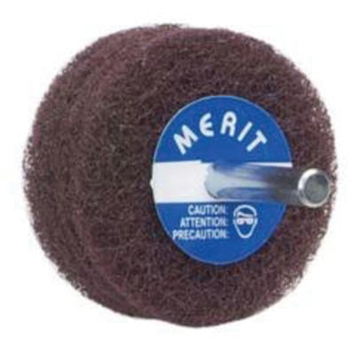 Abrasotex Non-Woven Disc Wheel, 3" Dia. x 1" W, 1/4" Arbor, Aluminum Oxide Superchem Industries