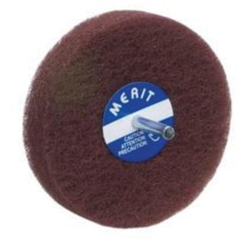 Abrasotex Non-Woven Disc Wheel, 4" Dia., Fine Grit, Aluminum Oxide Superchem Industries