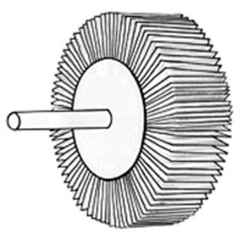 Grind-O-Flex Micro-Mini Flap Wheel, Aluminum Oxide, 120 Grit, 3/4" x 3/16" x 1/8" Superchem Industries