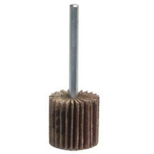 Super Finish Mini Flap Wheel, Aluminum Oxide, 80 Grit, 1-3/4" x 1/2" x 1/4" Superchem Industries