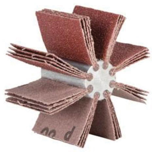 Outil de polissage d'al&eacute;sage &agrave; lamelles ordinaires B-810, Oxyde d'aluminium, Grain 240, 2-3/4" x 1-1/2" x Superchem Industries
