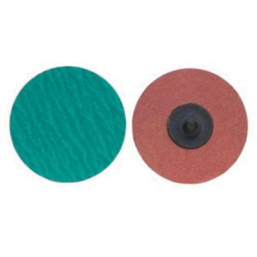 Quick-Change Cloth Disc, 1" Dia., 50 Grit, Zirconium Superchem Industries
