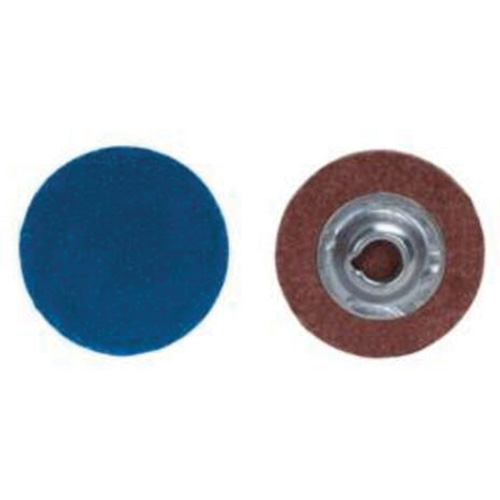 Quick-Change Discs, 2" Dia., 36 Grit, Zirconia Alumina Superchem Industries