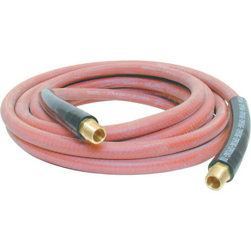 Airflex General Purpose Hoses, Air, Rubber, 1/4" dia. x 15', 200 psi, 1/4 NPT Superchem Industries