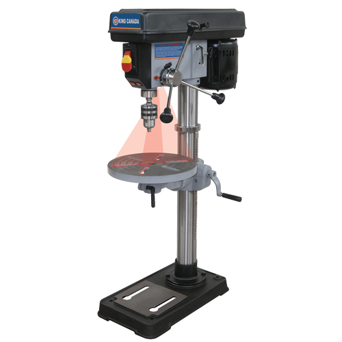 Drill Presses With Laser, 13", 5/8" Chuck, 3670 RPM Superchem Industries