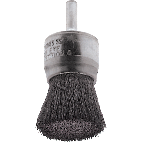 Brosses mont&eacute;es &agrave; fils cr&ecirc;p&eacute;s, 1/2", Fils 0,0104", Tige 1/4" Superchem Industries