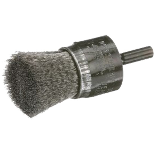Brosse mont&eacute;e &agrave; fils ondul&eacute;s, 1", Fils 0,006" Superchem Industries