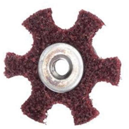 Abrasotex Surface Preparation Star, 2" Dia., Medium Grit, Aluminum Oxide Superchem Industries
