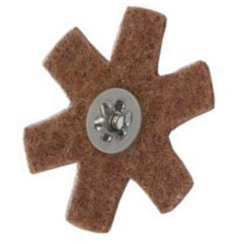 Abrasotex Surface Preparation Star, 3" Dia., Coarse Grit, Aluminum Oxide Superchem Industries