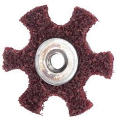 Abrasotex Surface Preparation Star, 4" Dia., Medium Grit, Aluminum Oxide Superchem Industries