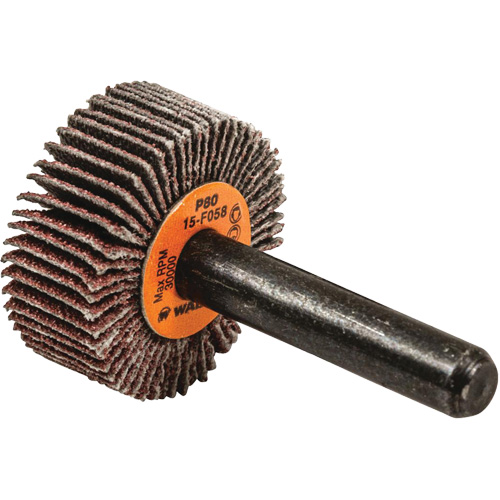 Flap Wheels-Coolcut Flap Wheels, Aluminum Oxide, 80 Grit, 1" x 3/8" x 1/4" Superchem Industries