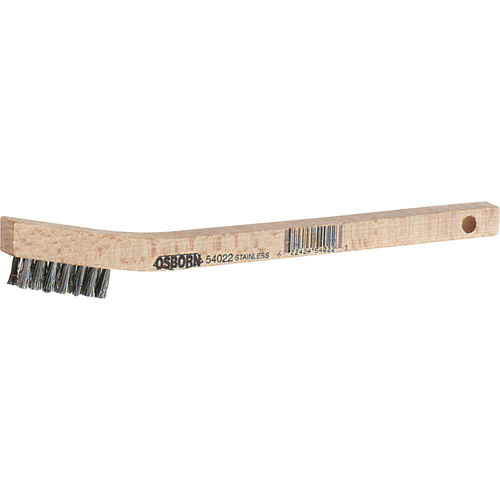 Petites brosses de nettoyage, Laiton, 3 x 7 rangs de fils, Longueur 7-3/4" Superchem Industries