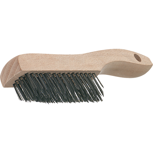 Brosses de grattage &agrave; manche &agrave; patin, garnissage en V, Acier, 4 x 16 rangs de fils, Longueur 19-3/4" Superchem Industries