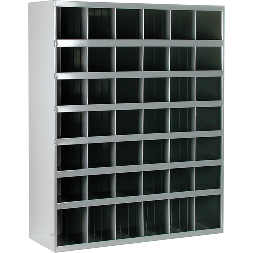 Armoires pour bacs de rangement en acier, 33-3/4" la x 12" p x 42" h, Gris Superchem Industries