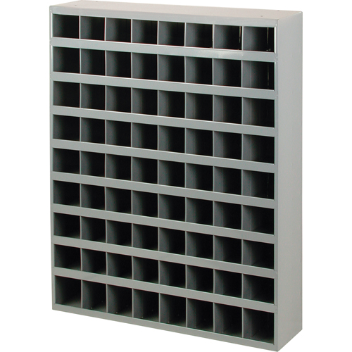 Armoires pour bacs de rangement en acier, 33-3/4" la x 8-1/2" p x 42" h, Gris Superchem Industries