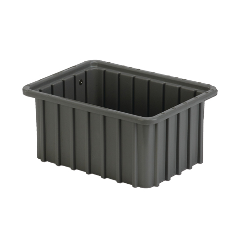 Divider Box, Polyethylene, 9.8" W x 7.3" D x 5" H, Grey Superchem Industries
