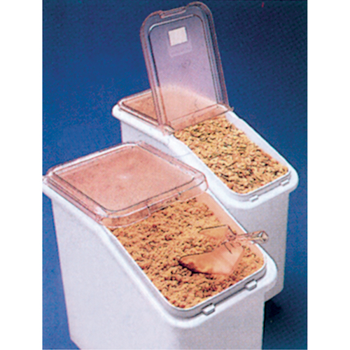 Contenants mobiles &agrave; ingr&eacute;dients avec couvercle coulissant, Capacit&eacute; de 3,5 pi³, 28" h x 15-1/2" la x 29-1/2" p Superchem Industries