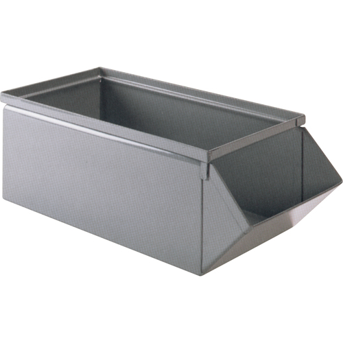 Steel Bin, 100 lbs. Cap., 15" W x 24" D x 11" H, Blue Superchem Industries