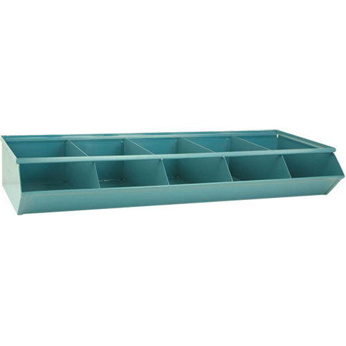 Sectional Bin Units, 100 lbs. Cap., 37" W x 15-1/2" D x 6" H, Blue Superchem Industries