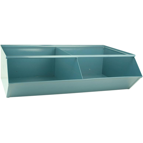 Sectional Bin Units, 100 lbs. Cap., 37" W x 24" D x 11" H, Blue Superchem Industries