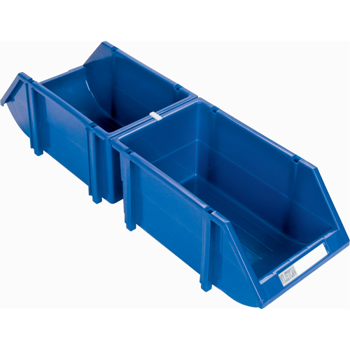 Stack & Hang Bin, 4-13/16" W x 3-3/16" H x 7-1/8" D, Blue Superchem Industries