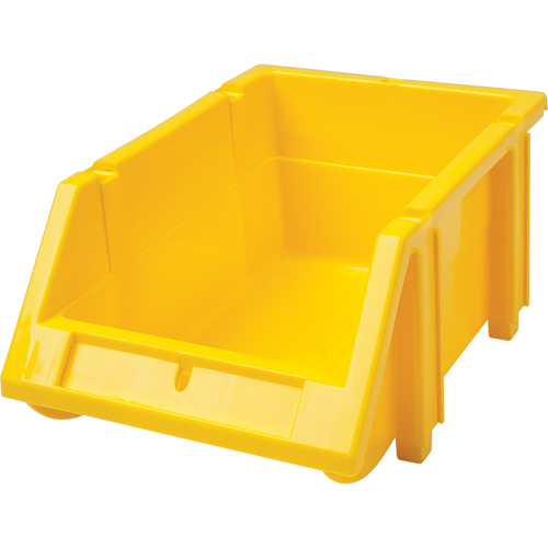 Stack & Hang Bin, 4-13/16" W x 3-3/16" H x 7-1/8" D, Yellow Superchem Industries