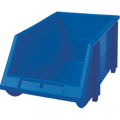 Bac empilable & &agrave; suspendre, 5-7/8" la, 4-11/16" h x 9-13/16" p, Bleu Superchem Industries