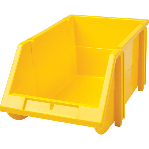Bac empilable & &agrave; suspendre, 5-7/8" la, 4-11/16" h x 9-13/16" p, Jaune Superchem Industries