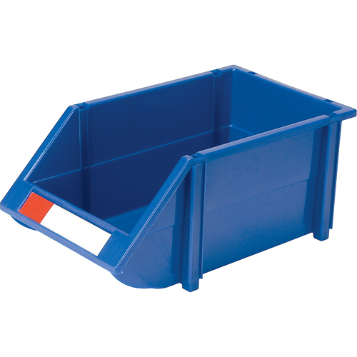 Bac empilable & &agrave; suspendre, 8-3/16" la, 6-3/16" h x 14" p, Bleu Superchem Industries