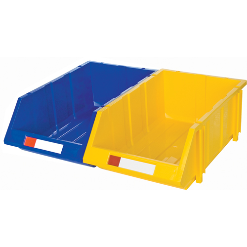 Stack & Hang Bin, 11-13/16" W x 7" H x 17-11/16" D, Yellow Superchem Industries