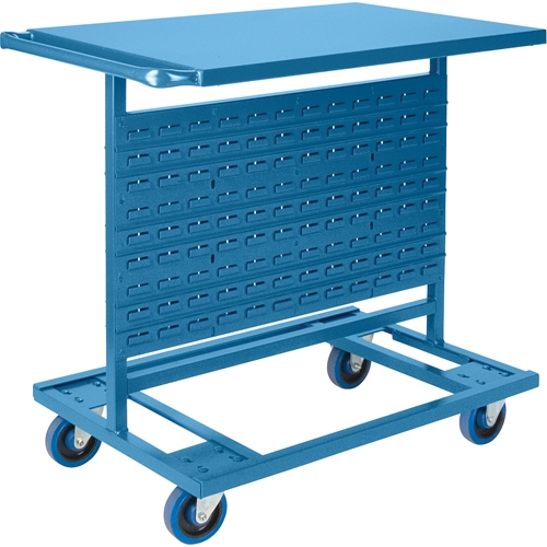 Chariots porte-contenants - Chariot seulement, &agrave; deux c&ocirc;t&eacute;s, 24" la x 38-1/2" p x 36-1/2" h Superchem Industries