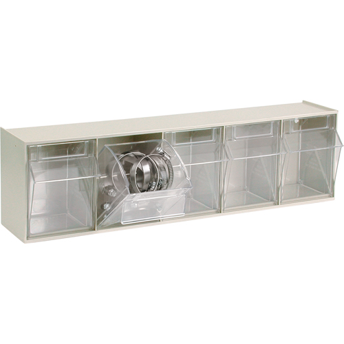 Syst&egrave;me de casiers modulaires Tip-Out, 23-5/8" la x 5-1/4" p x 6-1/2" h, 5 tiroirs Superchem Industries