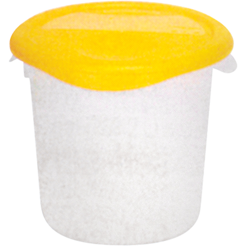Contenants ronds, 7-4/5" ha x 8-1/2" p, Capacit&eacute; de 3,79 L, Transparent Superchem Industries