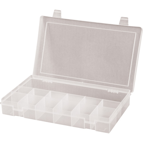 Boîtes &agrave; compartiments compactes, 6,75" la x 11" p x 1,75" h, 13 compartiments Superchem Industries