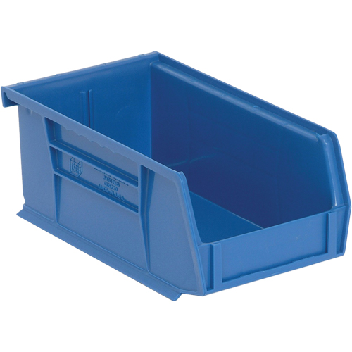 Ultra Stack & Hang Bin, 4-1/8" W x 3" H x 7-3/8" D, Blue Superchem Industries