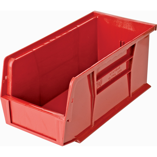 Ultra Stack & Hang Bin, 5-1/2" W x 5" H x 10-7/8" D, Red Superchem Industries