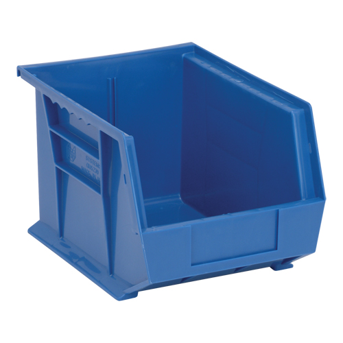 Bacs ultra empilable & suspendable, 8-1/4" la, 7" h x 10-3/4" p, Bleu Superchem Industries